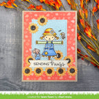 Lawn Fawn Sunflower Border Dies lf3528 Sending Hugs | color-code:alt1