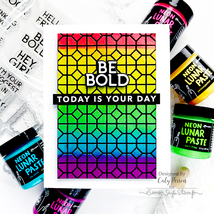Simon Says Stamps and Dies You Rock set758yr Be Bold Encouragement Card | color-code:ALT02
