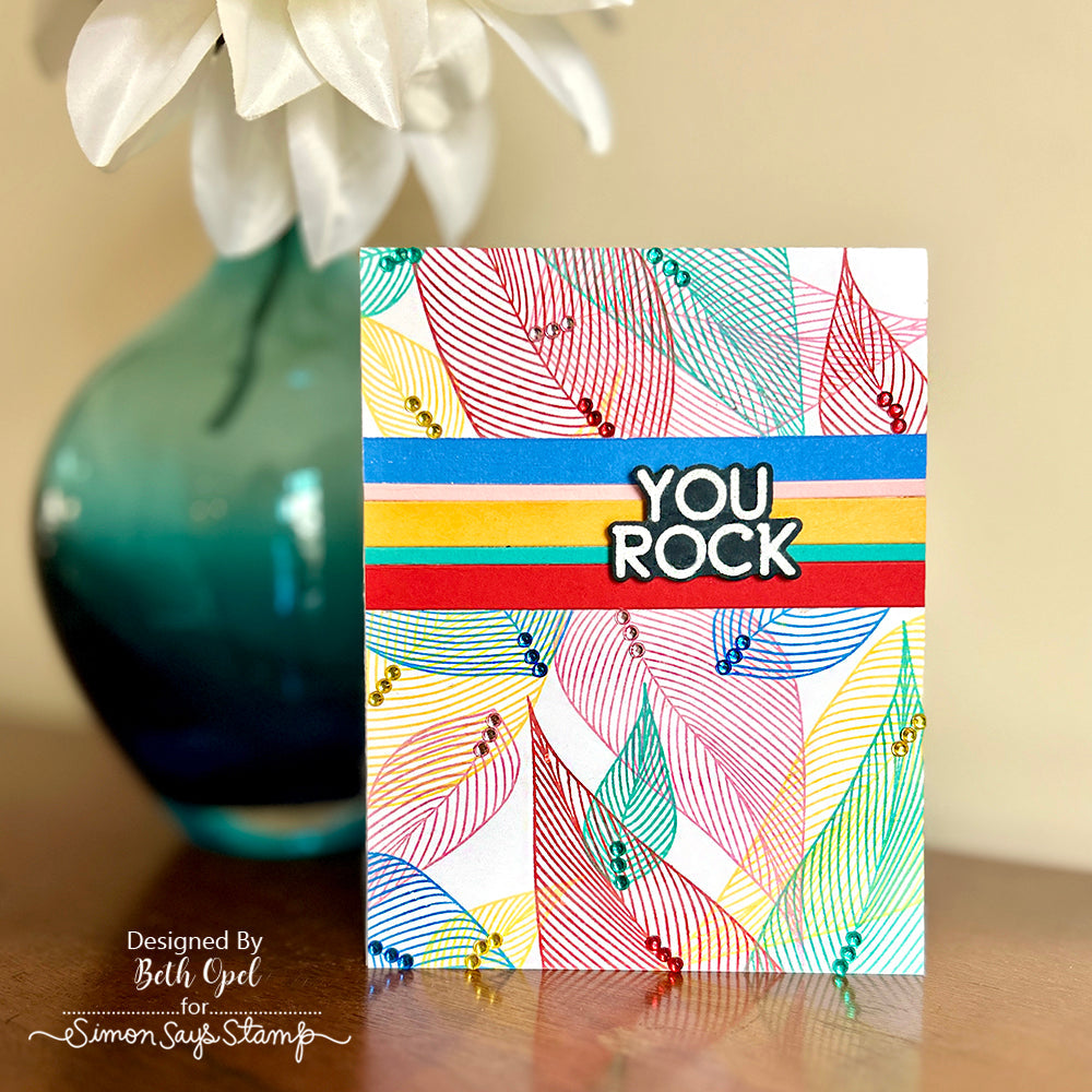 Simon Says Stamps and Dies You Rock set758yr Be Bold You Rock Card