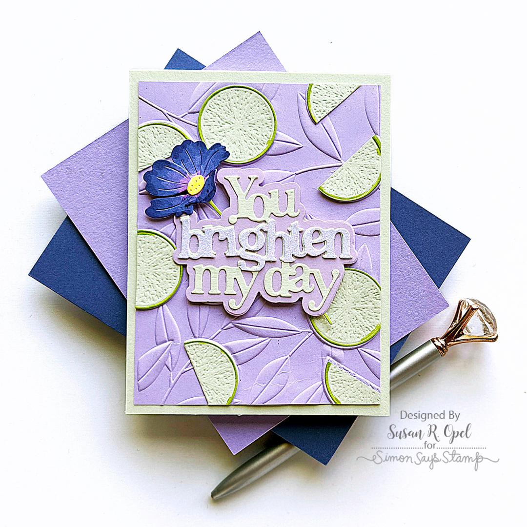 Simon Says Stamp You Brighten My Day Wafer Dies 1088sd You Brighten My Day Card 