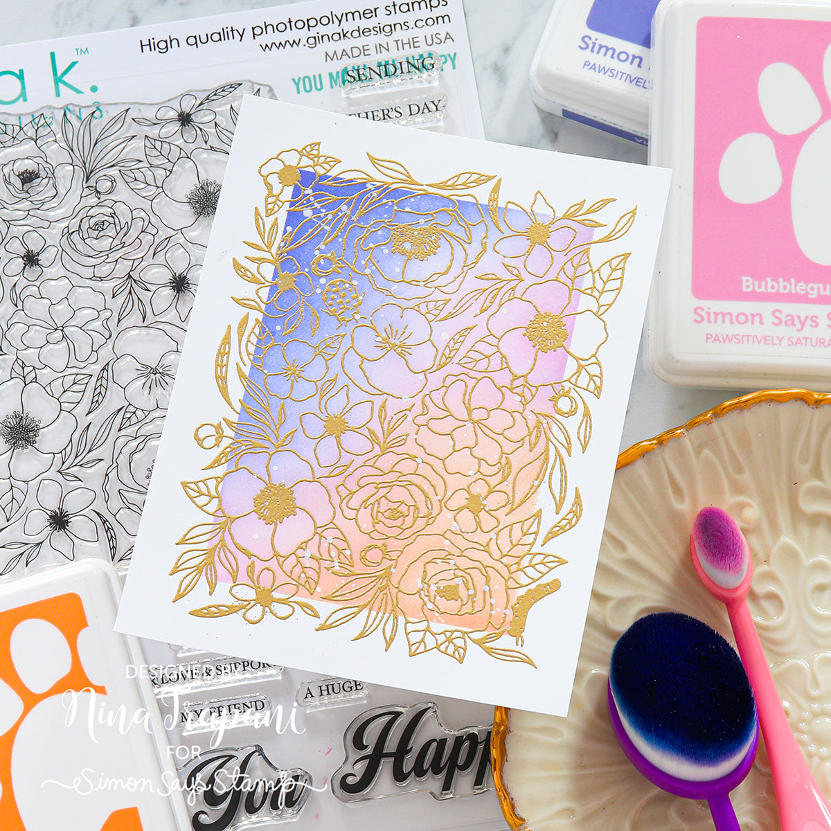 You Make Me Happy Ink Blended Sample