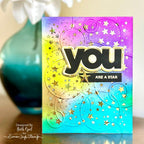 Simon Says Stamp You Wafer Dies czd239c Cheering for You Encouragement Card