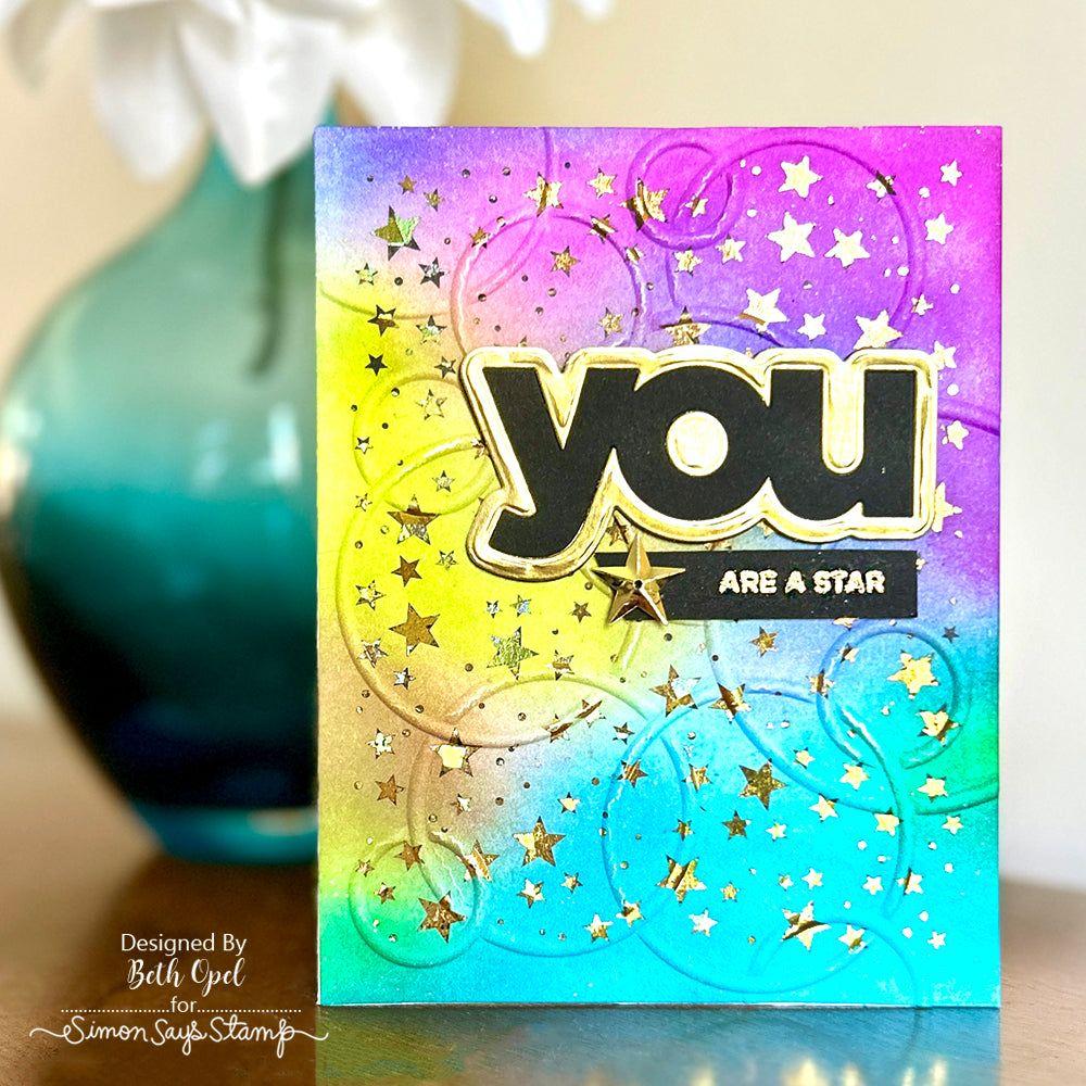 Simon Says Stamp You Wafer Dies czd239c Cheering for You Encouragement Card