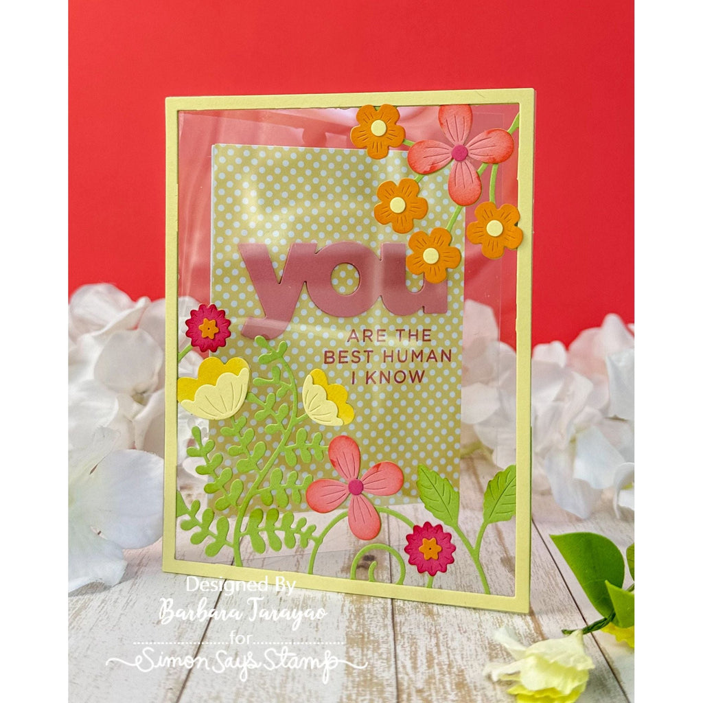 Simon Says Stamp You Wafer Dies czd239c Cheering for You Friend Card