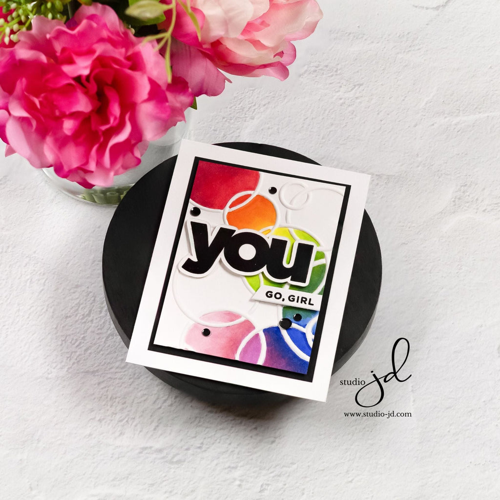 Simon Says Stamp You Wafer Dies czd239c Cheering for You Encouragement Card | color-code:ALT05