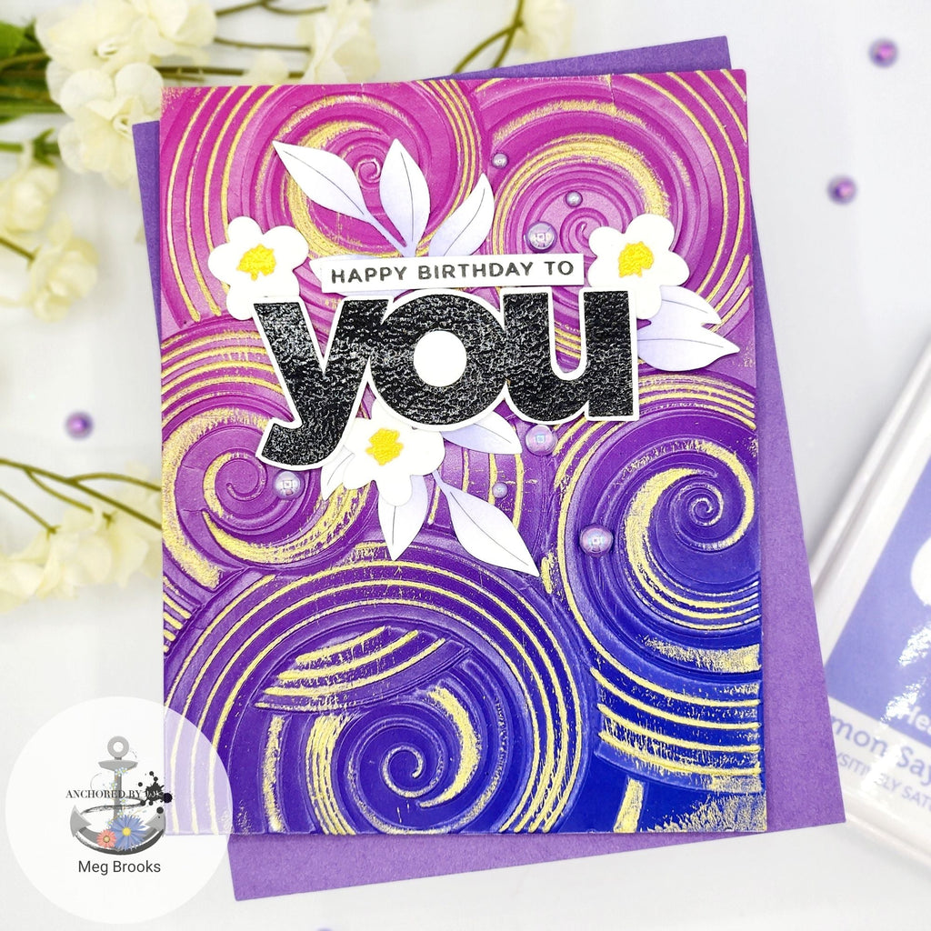 Simon Says Stamp You Wafer Dies czd239c Cheering for You Birthday Card
