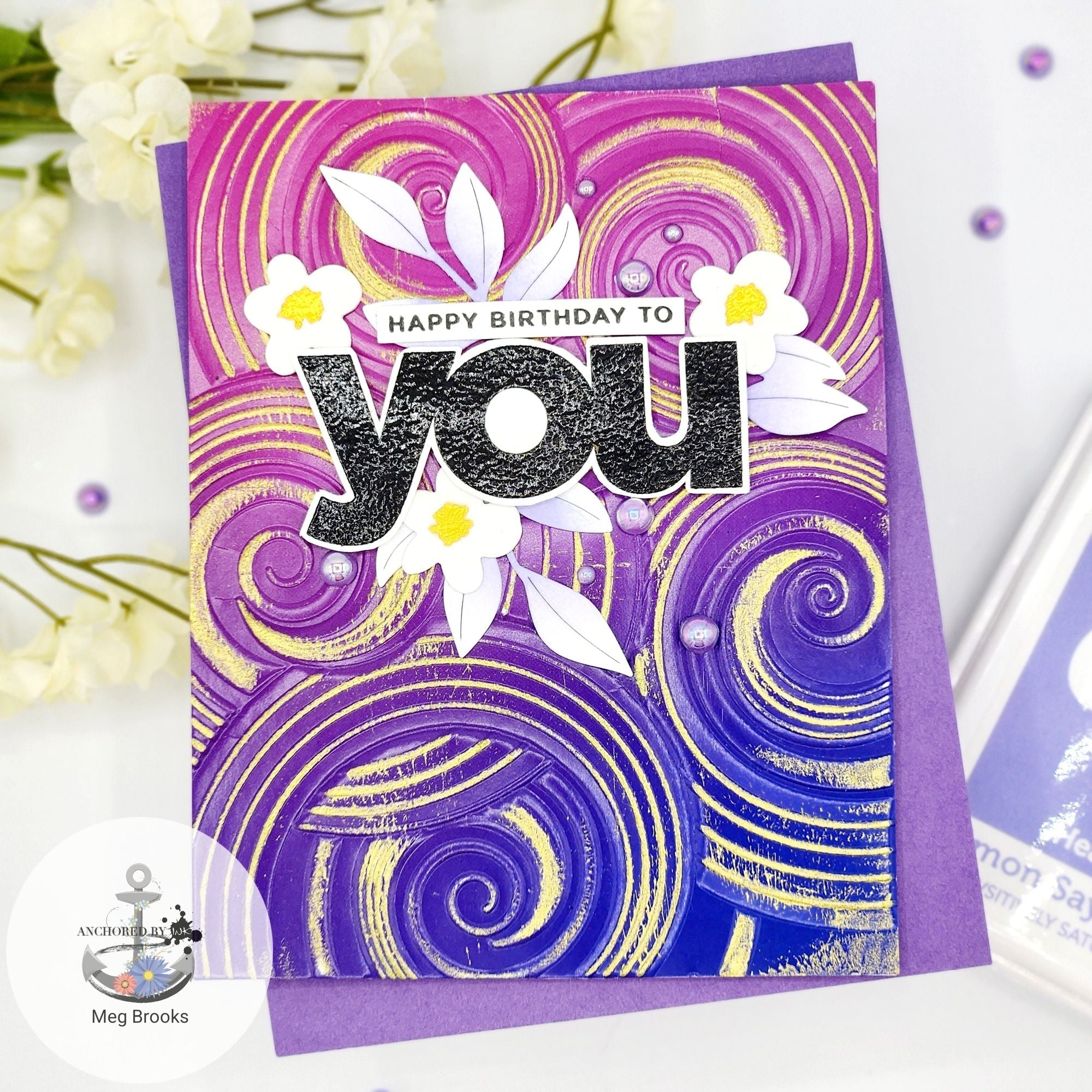 Simon Says Stamp You Wafer Dies czd239c Cheering for You Birthday Card