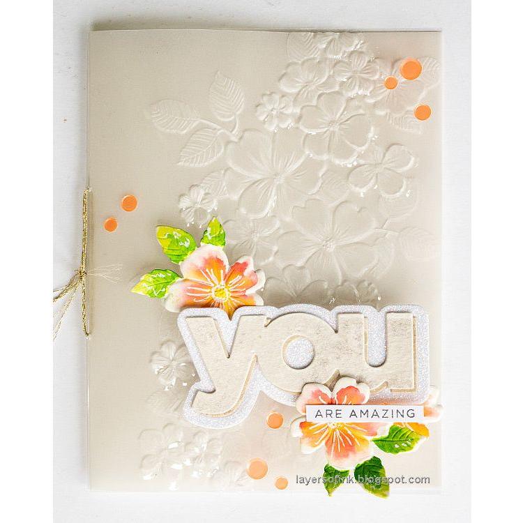 CZ Design Stamps and Dies You set828you Cheering for You Amazing Card | color-code:ALT03