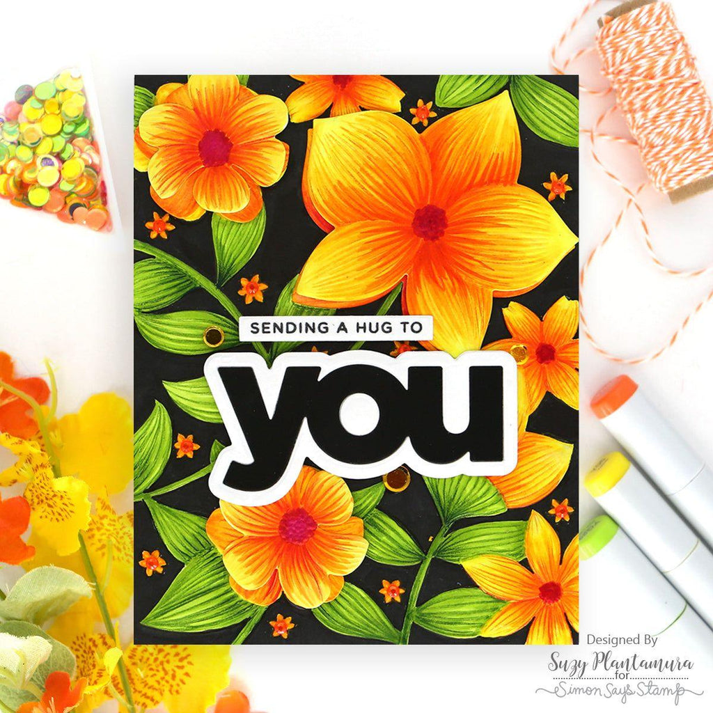 CZ Design Stamps and Dies You set828you Cheering for You Hug Card | color-code:ALT04