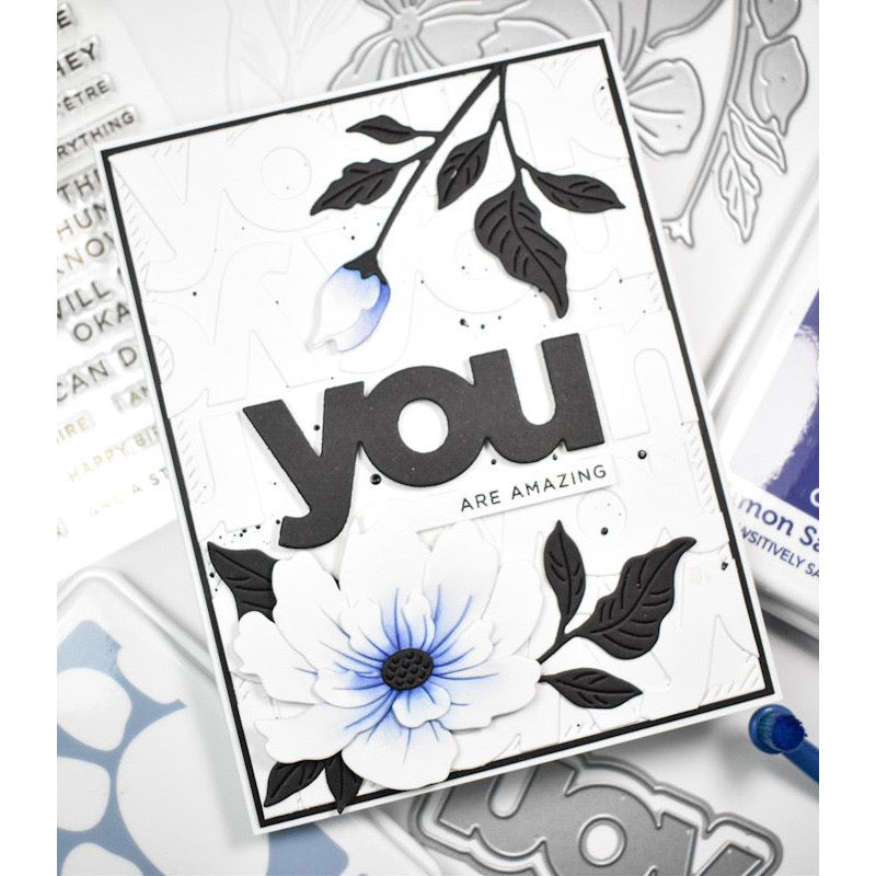 CZ Design Clear Stamps You cz389c Cheering for You Encouragement Card | color-code:ALT03