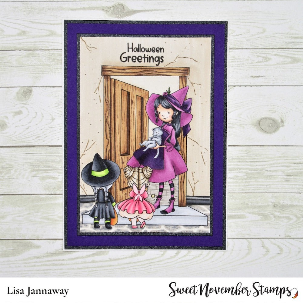 Sweet November Stamps You Look Familiar Clear Stamp Set snslfhw23 Halloween
