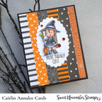 Sweet November Stamps You're Toad-ally Cute Clear Stamp Set snstchw23 Witch