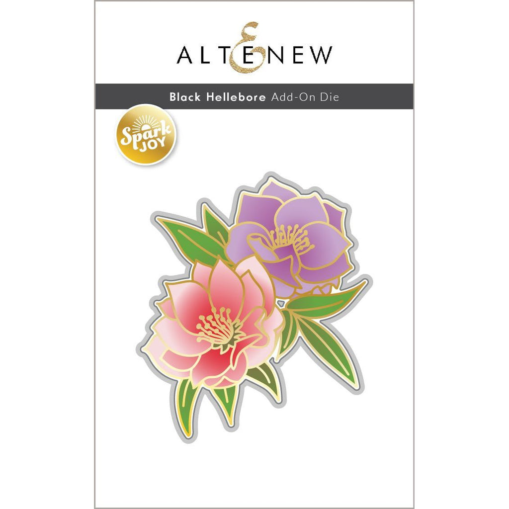 Altenew Spark Joy Black Hellebore Add-On Die alt8463