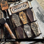 Tim Holtz Distress 5 x 7 Black Woodgrain Cardstock Ranger tshk81135 Casket Company Layout | color-code:ALT06