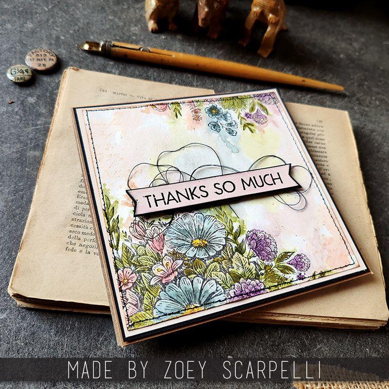 Tim Holtz Floristry Stamps with Simon Says Stamp Dies Bundle setfl24