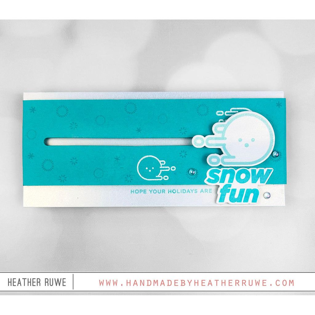 CZ Design Zippy Winter Wafer Dies czd247c Sweet Wishes Winter Card | color-code:ALT03