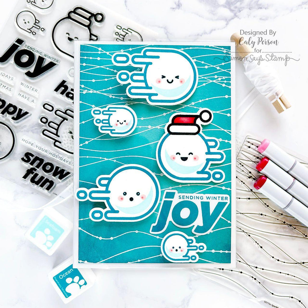 CZ Design Zippy Winter Wafer Dies czd247c Sweet Wishes Winter Card | color-code:ALT04
