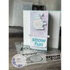 CZ Design Zippy Winter Wafer Dies czd247c Sweet Wishes Winter Card