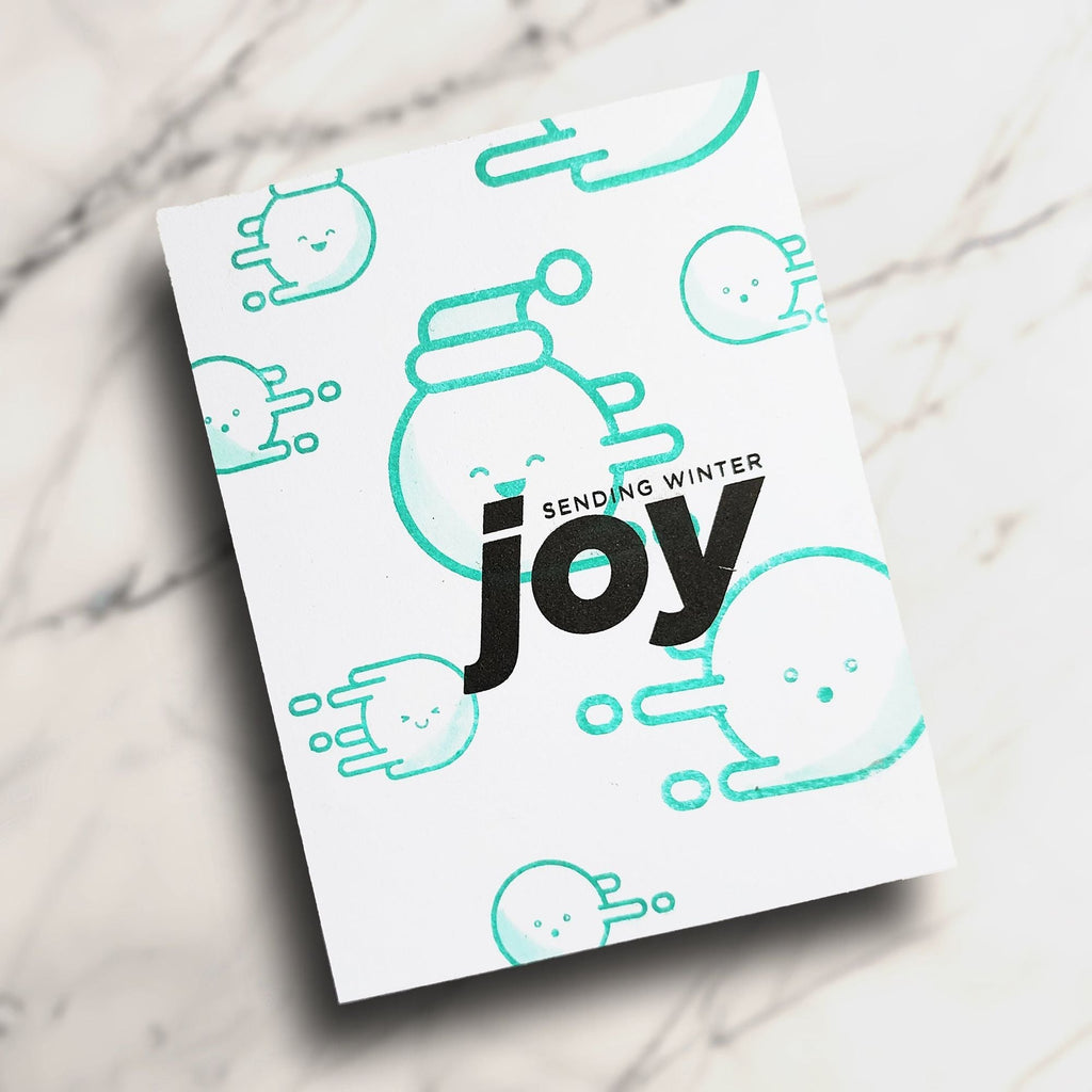 CZ Design Stamps and Dies Zippy Winter set863zw Sweet Wishes Winter Card