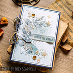 Tim Holtz Clear Stamps and Stencil Sketch Greenery, Plaid and Nordic thmm132