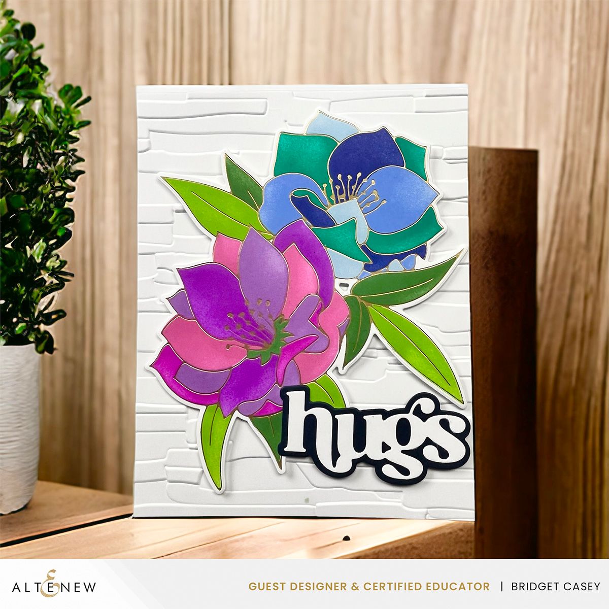 Altenew Spark Joy Black Hellebore Add-On Die alt8463 hugs