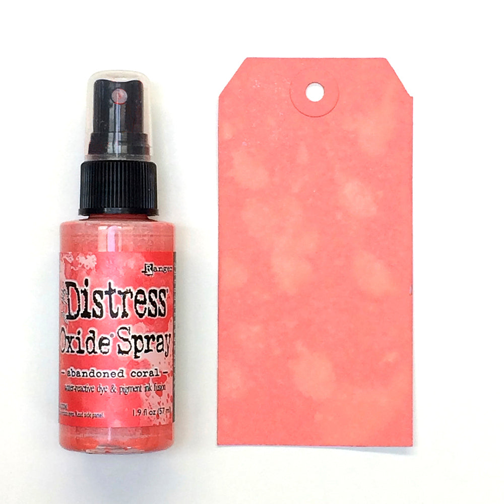 Tim Holtz Distress Oxide Spray ABANDONED CORAL Ranger tso67528 Color Swatch
