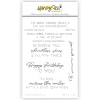 Honey Bee Across The Miles Clear Stamps hbst-532