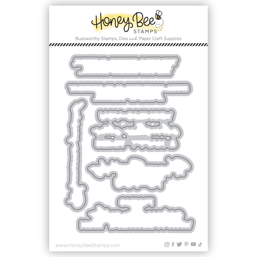 Honey Bee Across The Miles Dies hbds-532 Detailed Product View