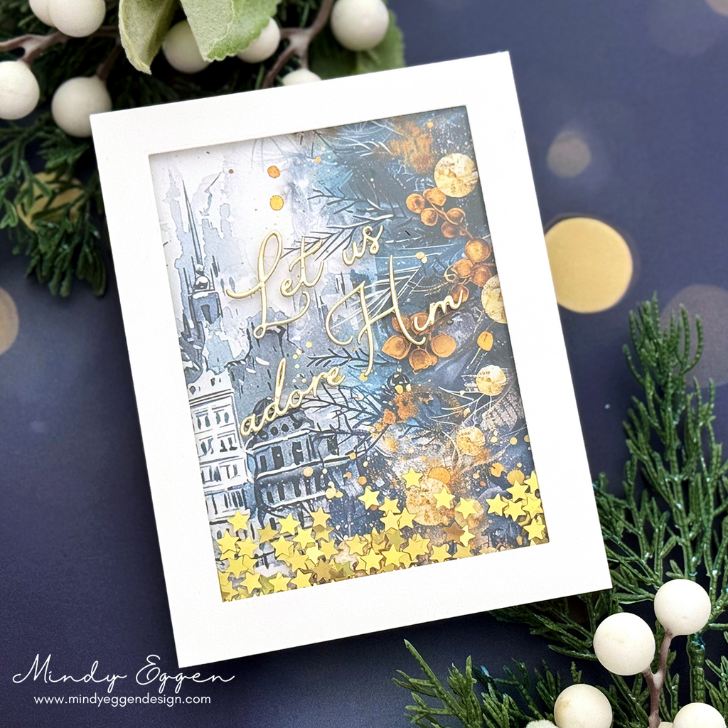 Simon Says Stamp Let Us Adore Him Wafer Dies 1520sd Christmas Card | color-code:ALT05