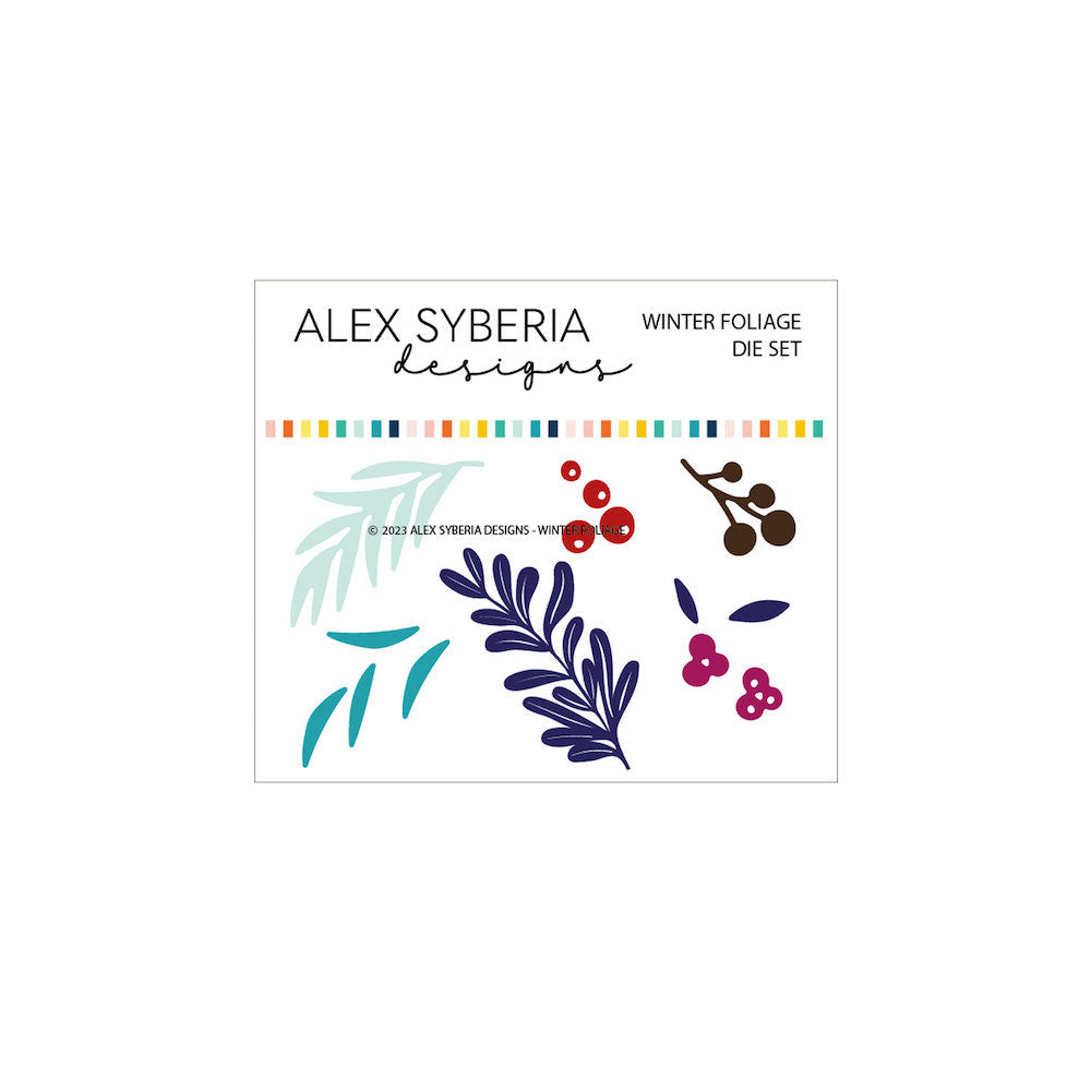 Alex Syberia Designs Winter Foliage Die Set asdd92