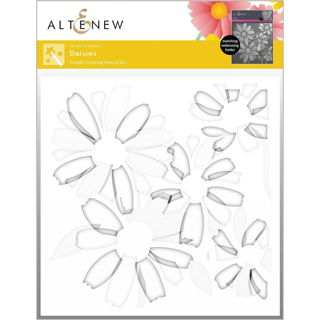 Altenew DAISIES Simple Coloring Stencils ALT7343