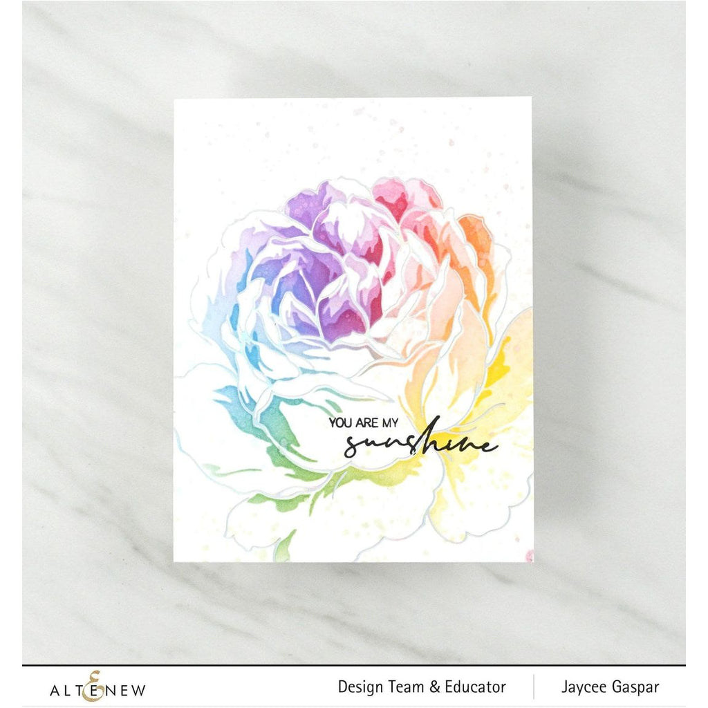 Altenew GILDED ROSE Layering Stencils ALT6643 sunshine