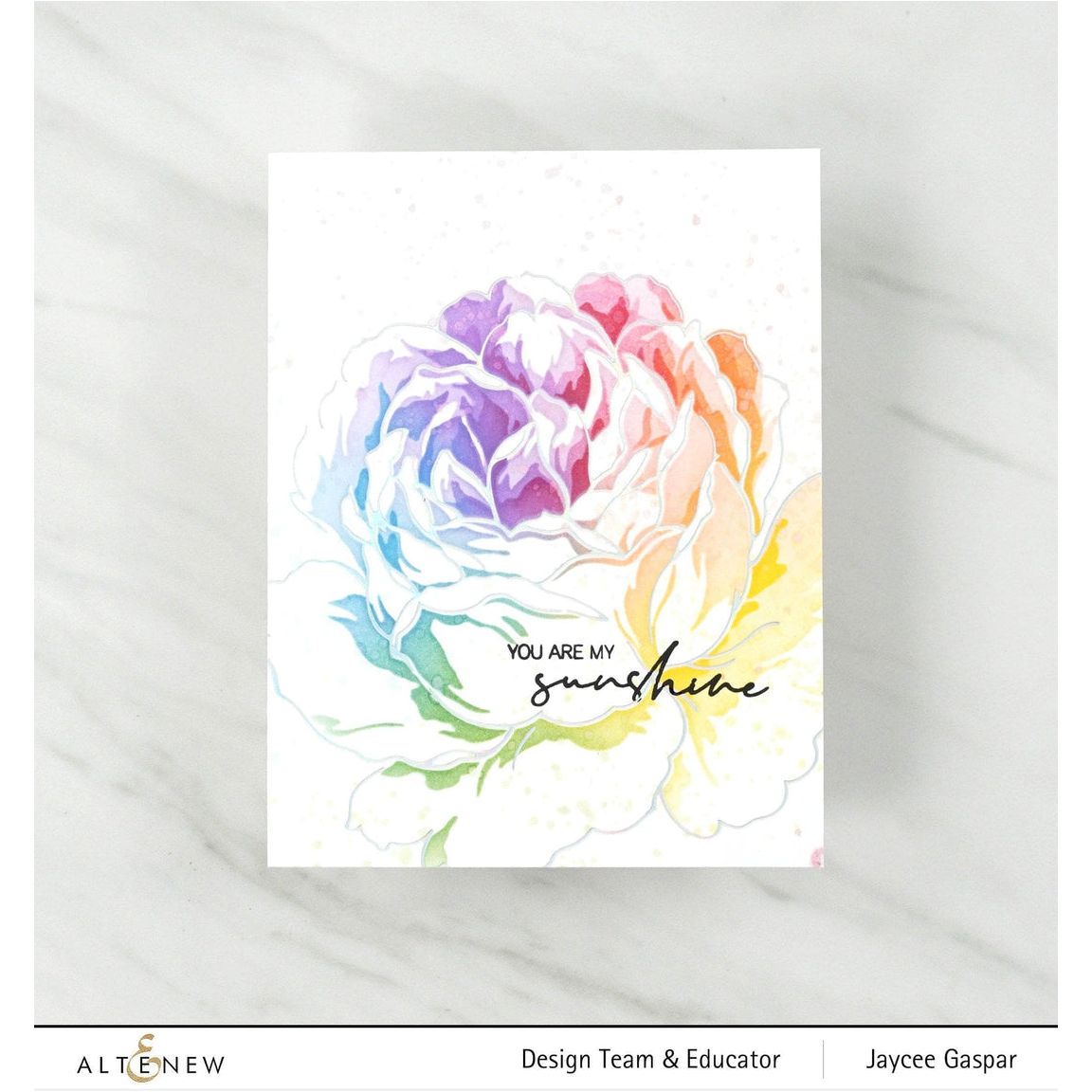Altenew GILDED ROSE Layering Stencils ALT6643 sunshine