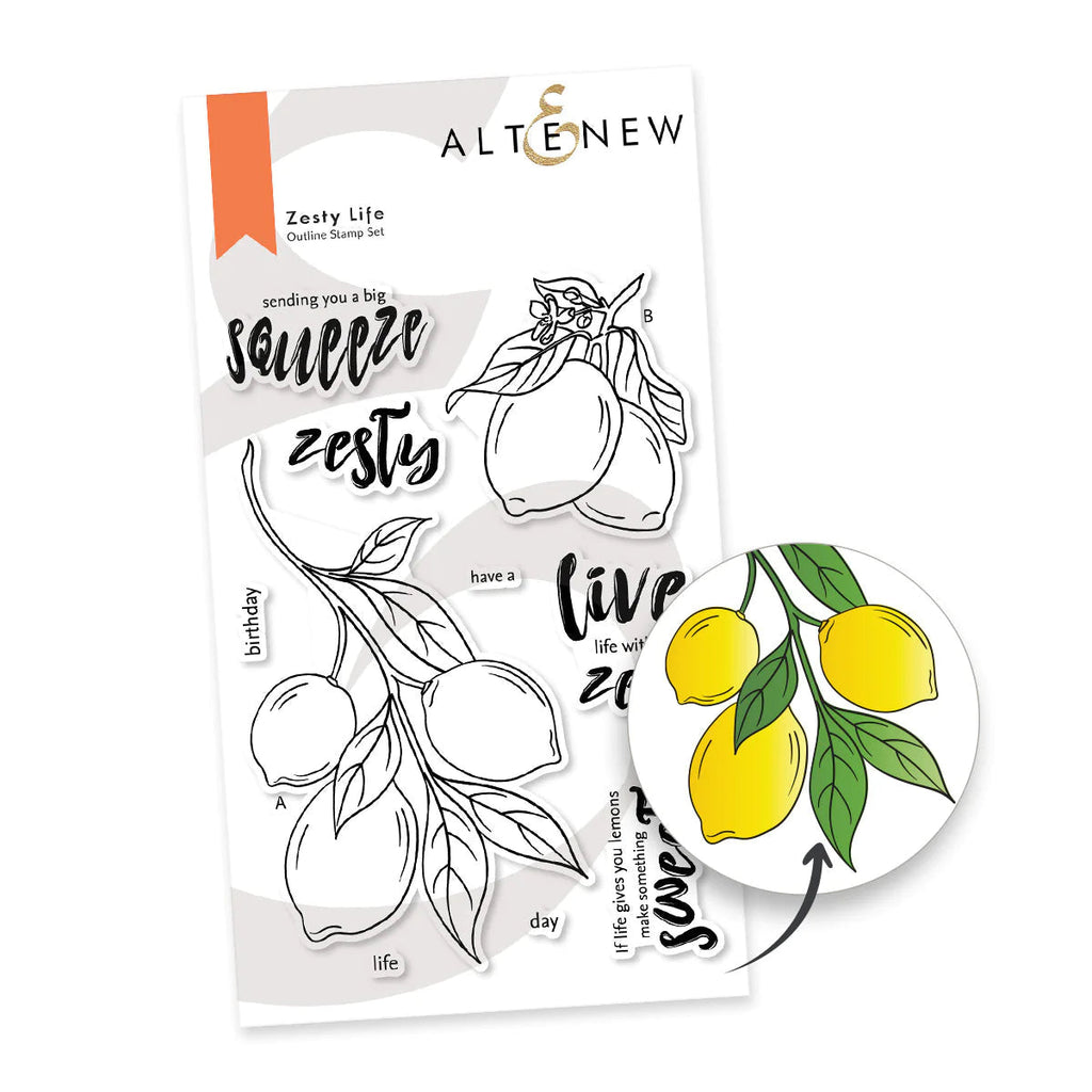 Altenew Zesty Life Stamps ALT8001