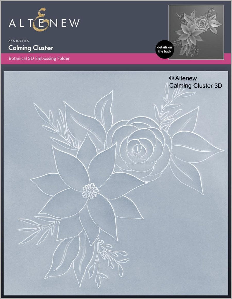 Altenew CALMING CLUSTER 3D Embossing Folder ALT6976