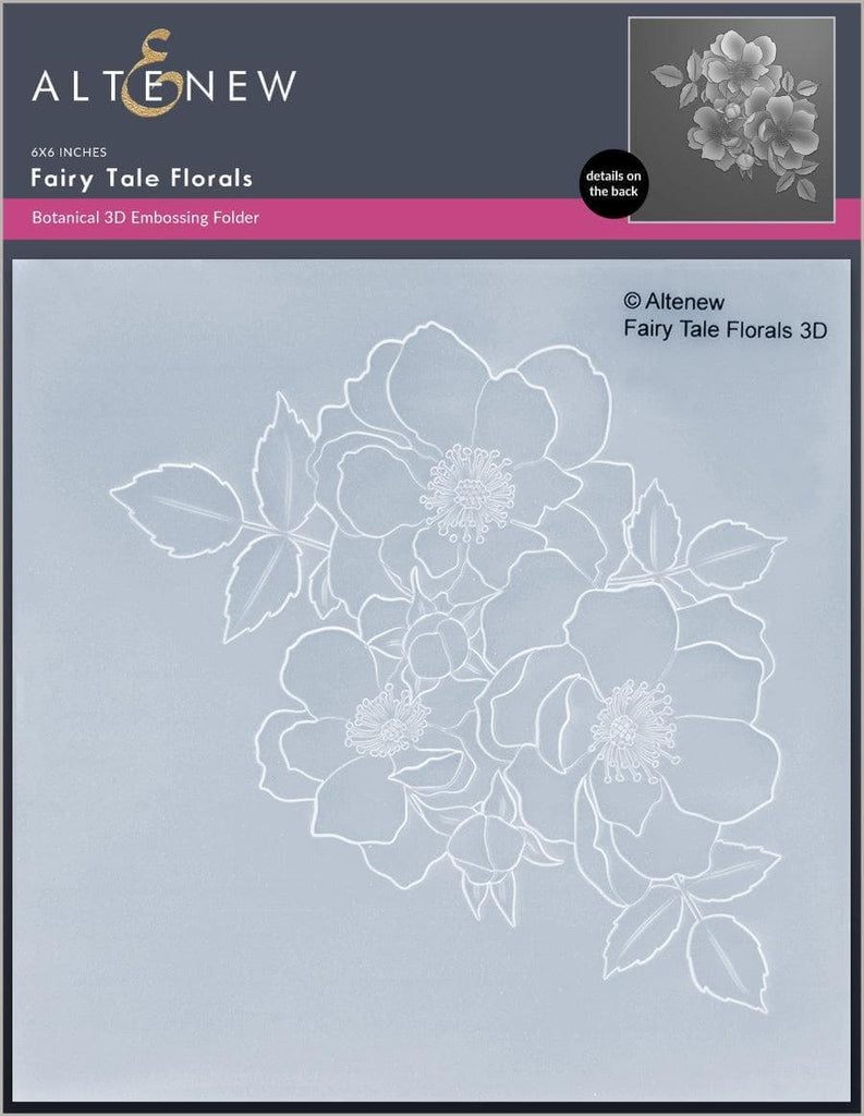 Altenew FAIRY TALE FLORALS 3D Embossing Folder ALT7395