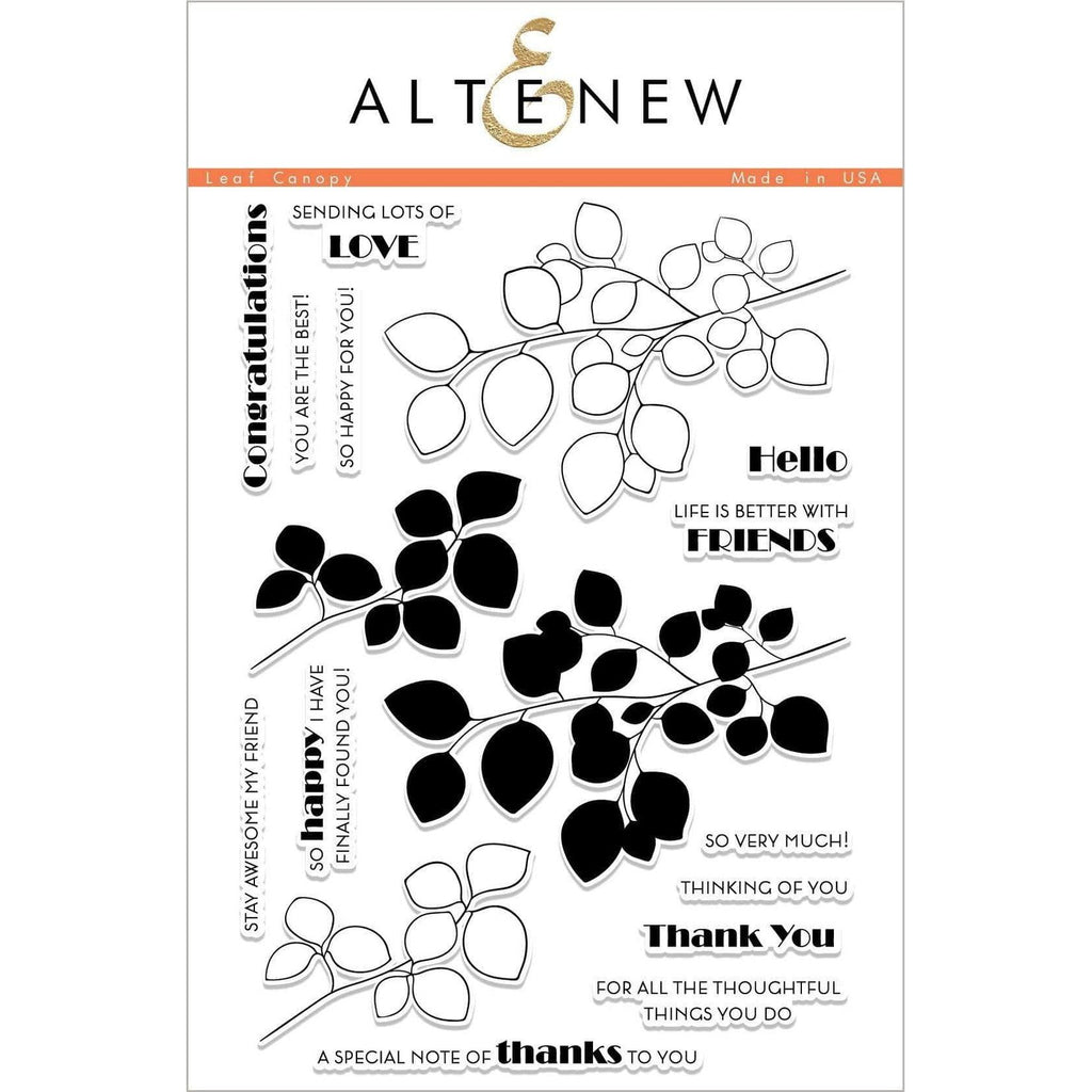 Altenew LEAF CANOPY Clear Stamps ALT2330