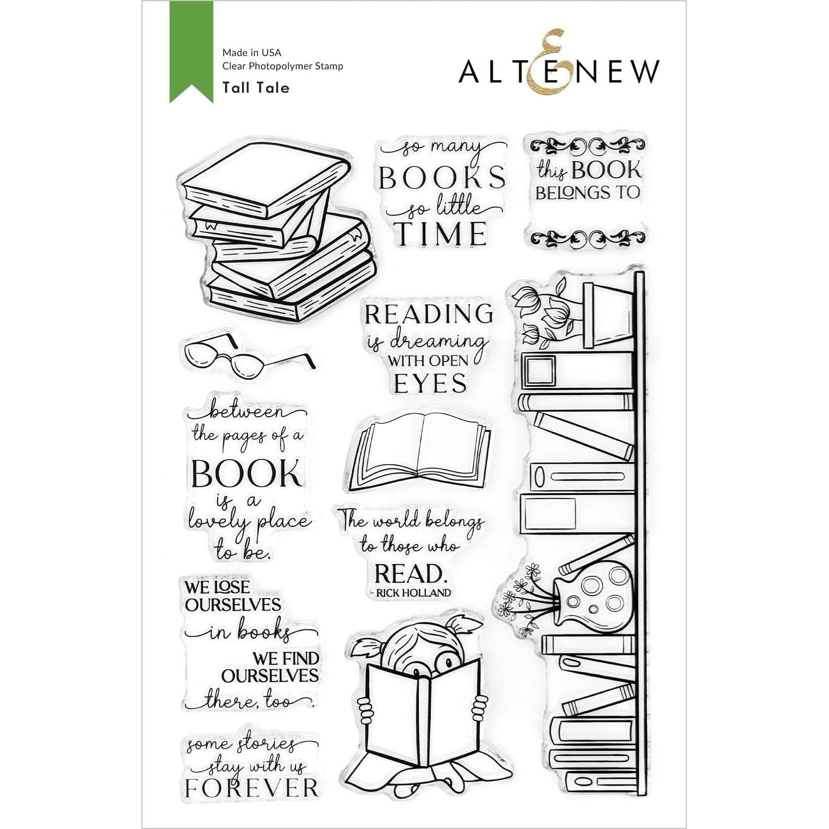 Altenew TALL TALE Clear Stamps ALT4944