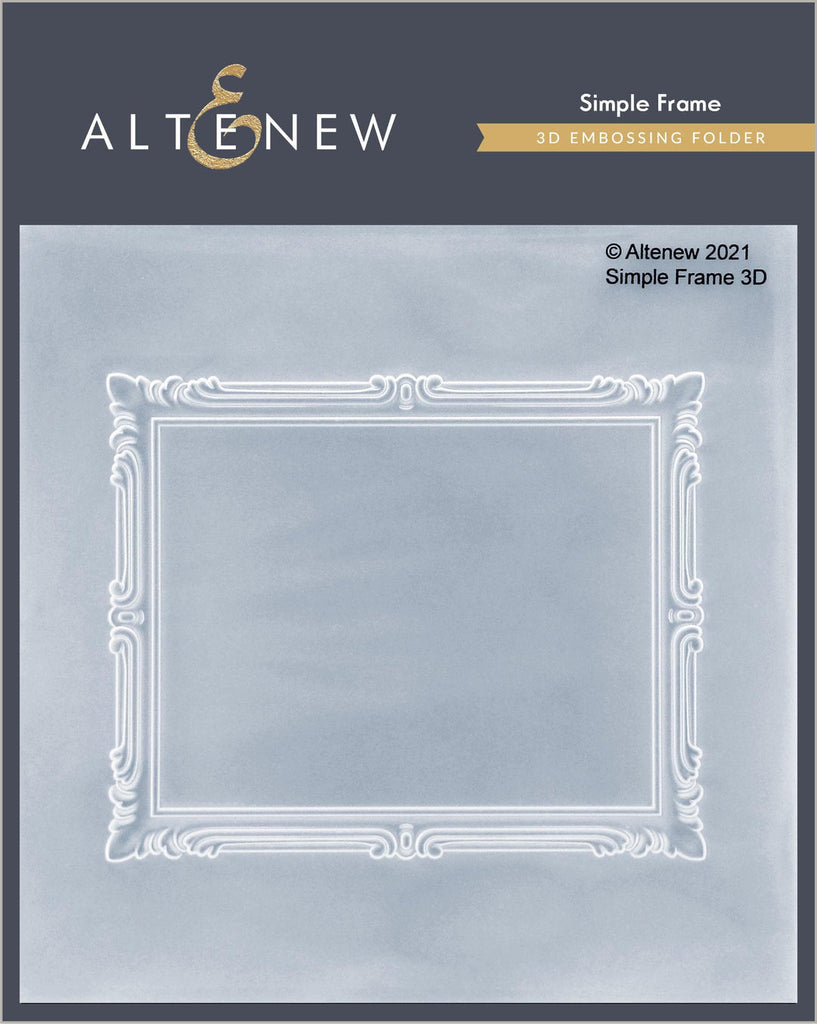Altenew SIMPLE FRAMES 3D Embossing Folder ALT4874