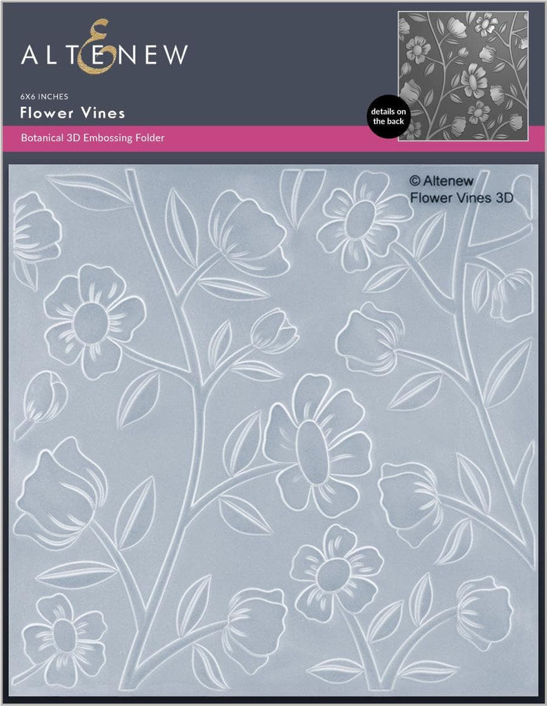Altenew FLOWER VINES 3D Embossing Folder ALT7194