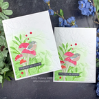 Simon Says Stamp Layered Bird Bunch Wafer Dies s908 Season Of Wonder Thank You Cards | color-code:ALT01