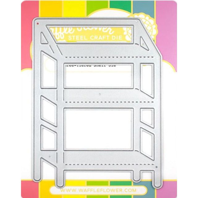 Waffle Flower Three-Tiered Shelf Die 421567