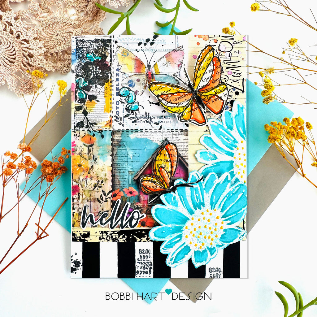 Simon Says Stamp A Little Artsy Wafer Dies 1637sdc Hello Card