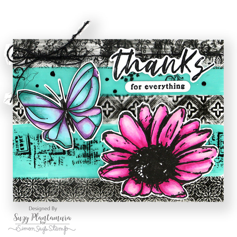 Simon Says Stamps and Dies A Little Artsy set1212la Thanks Card | color-code:ALT07