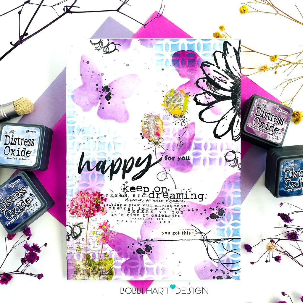 Simon Says Clear Stamps A Little Artsy 2416ssc Congrats Card