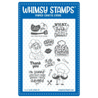 Whimsy Stamps Whats For Dinner Clear Stamps cwsd470