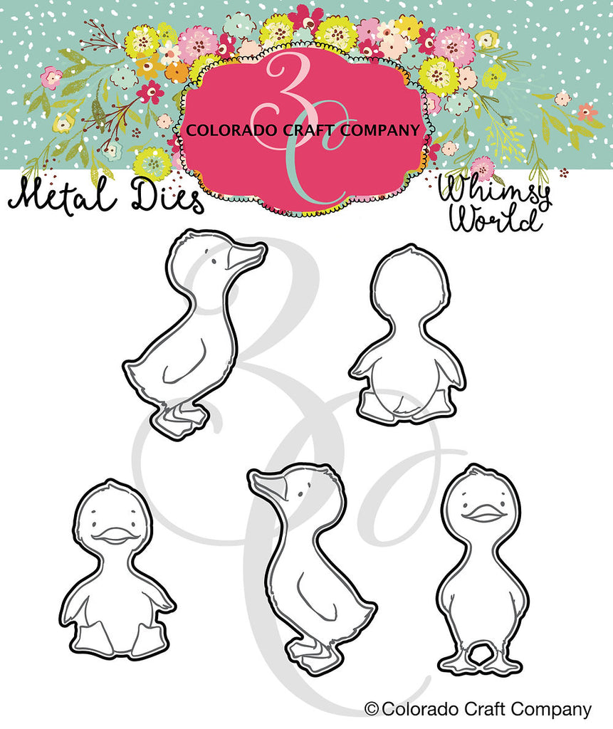 Colorado Craft Company Whimsy World Lucky Duck Coordinating Dies ww983-d