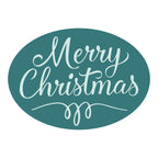 ws-100 Spellbinders Merry Christmas Oval Wax Seal Stamp merry christmas