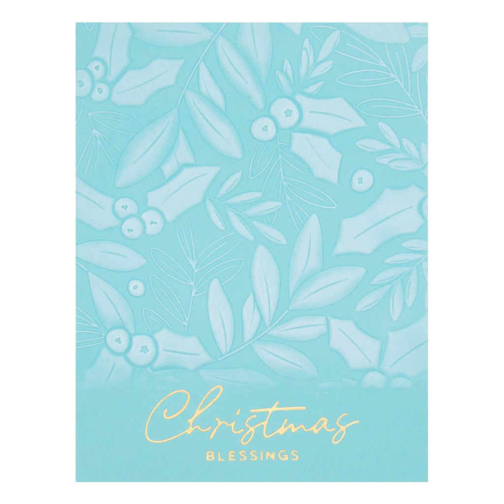 E3D-060 Spellbinders Holly and Foliage 3D Embossing Folder blessings