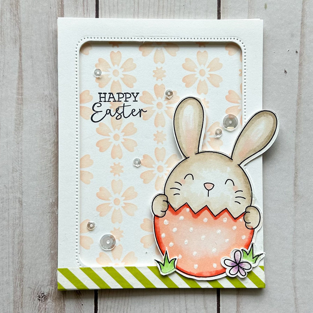 Avery Elle Clear Stamps Easter Egg st-24-09 bunny